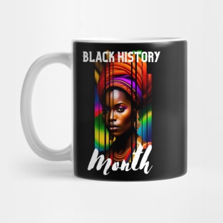 Black history month cute graphic design artwork Mug